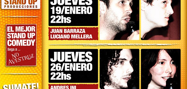 Jueves 19 y 26 de enero a las 22hs.- www.facebook.com/beststandup Jueves 19 y 26 de enero a las 22hs.- Localidades $45.-